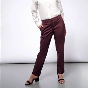 Wildfang The Essential Trouser: Maroon